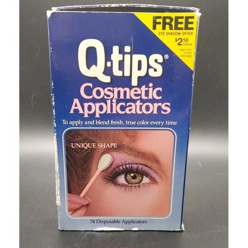 Vintage QTIP Q-Tips Cotton Makeup‎ Cosmetic Applicators